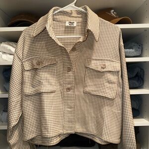 Gingham overshirt